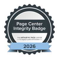 Page Center Integrity Badge 2026